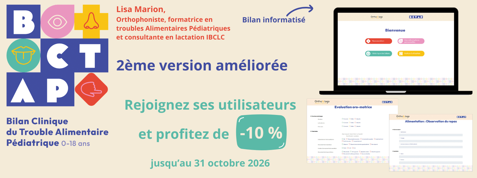 BCTAP - Bilan Clinique du Trouble Alimentaire Pédiatrique