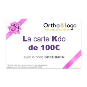 Carte cadeau 100€ - Ortho & logo